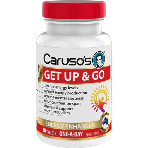 Carusos Natural Health Get Up Go 30T