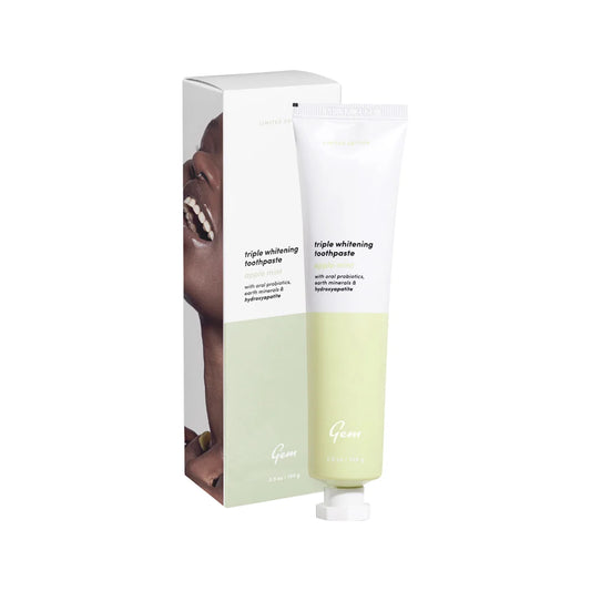 GEM Toothpaste Triple Whitening Apple Mint 100g