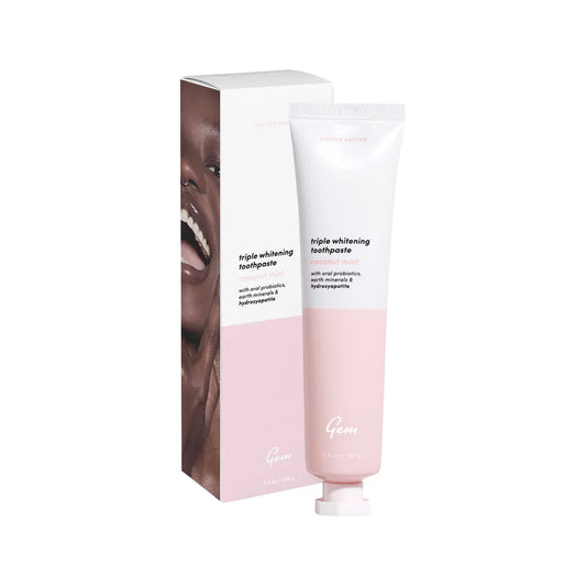 GEM Toothpaste Triple Whitening Coconut Mint 100g