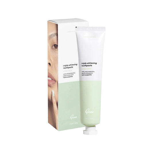 GEM Toothpaste Triple Whitening Crisp Mint 100g