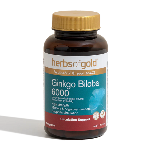 HERBS OF GOLD Ginkgo Biloba 6000