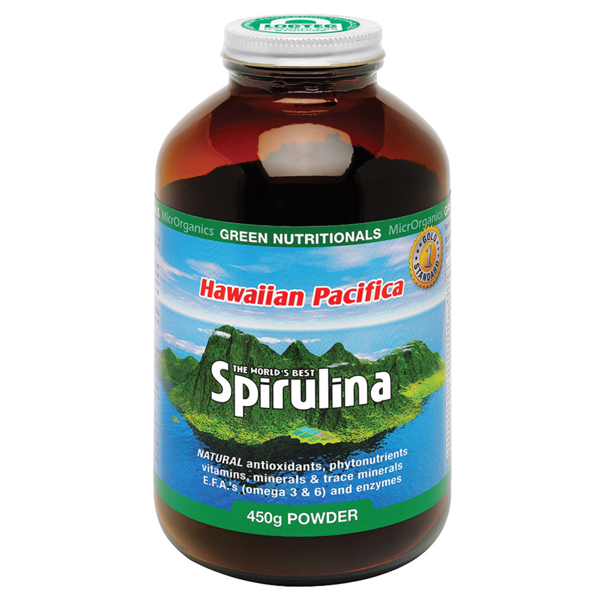 Green Nutritionals Hawaiian Pacifica Spirulina Powder