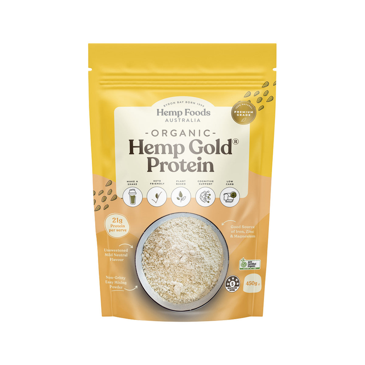 HEMP FOODS AUSTRALIA Organic Hemp Gold Protein