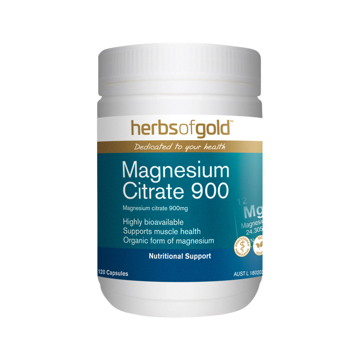 HERBS OF GOLD Magnesium Citrate 900