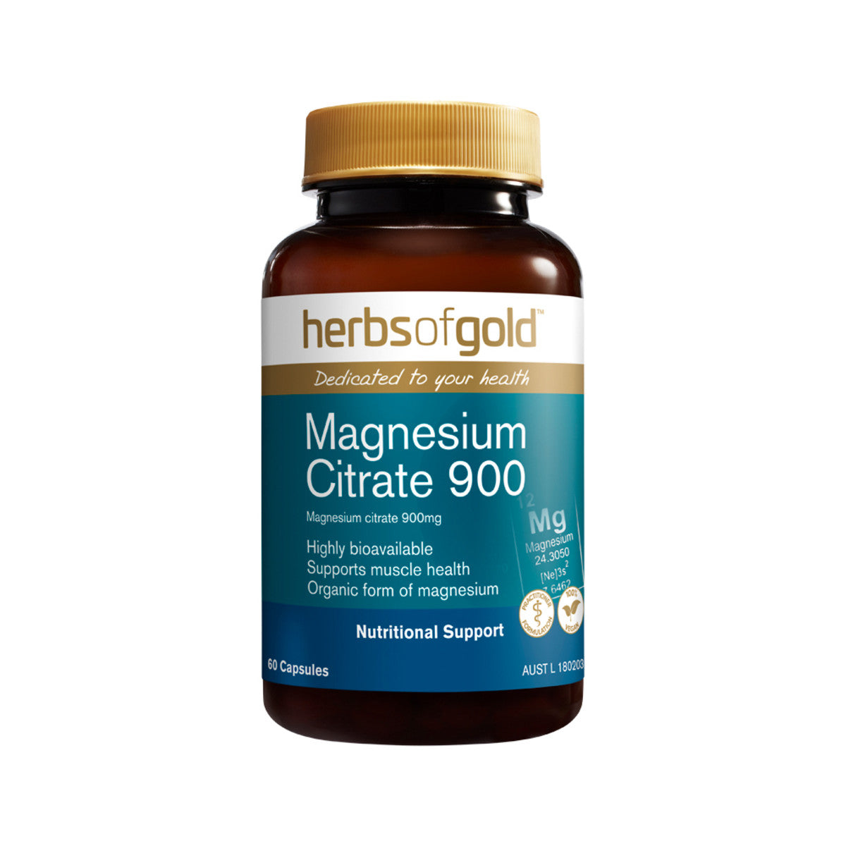 HERBS OF GOLD Magnesium Citrate 900