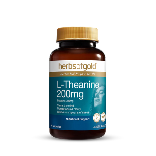 HERBS OF GOLD L-Theanine 200mg 30c