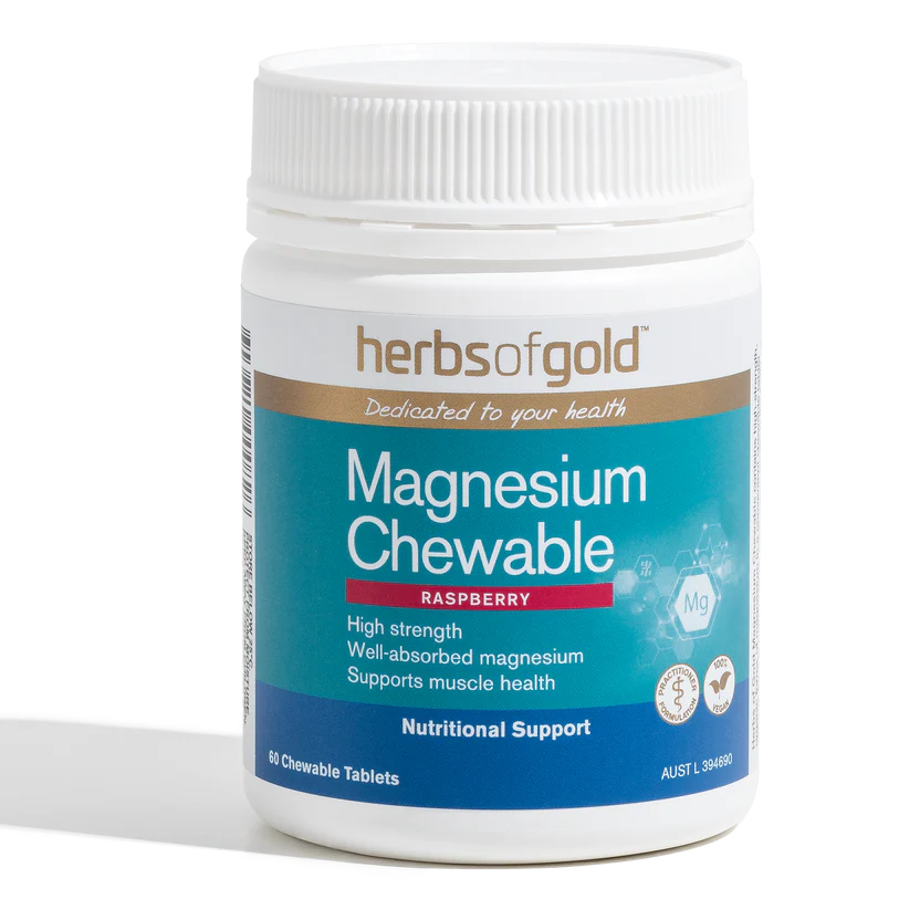 HERBS OF GOLD Magnesium Chewable 60t