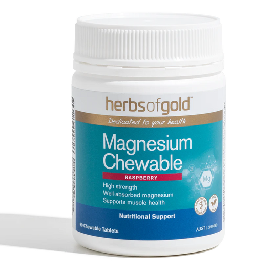 HERBS OF GOLD Magnesium Chewable 60t