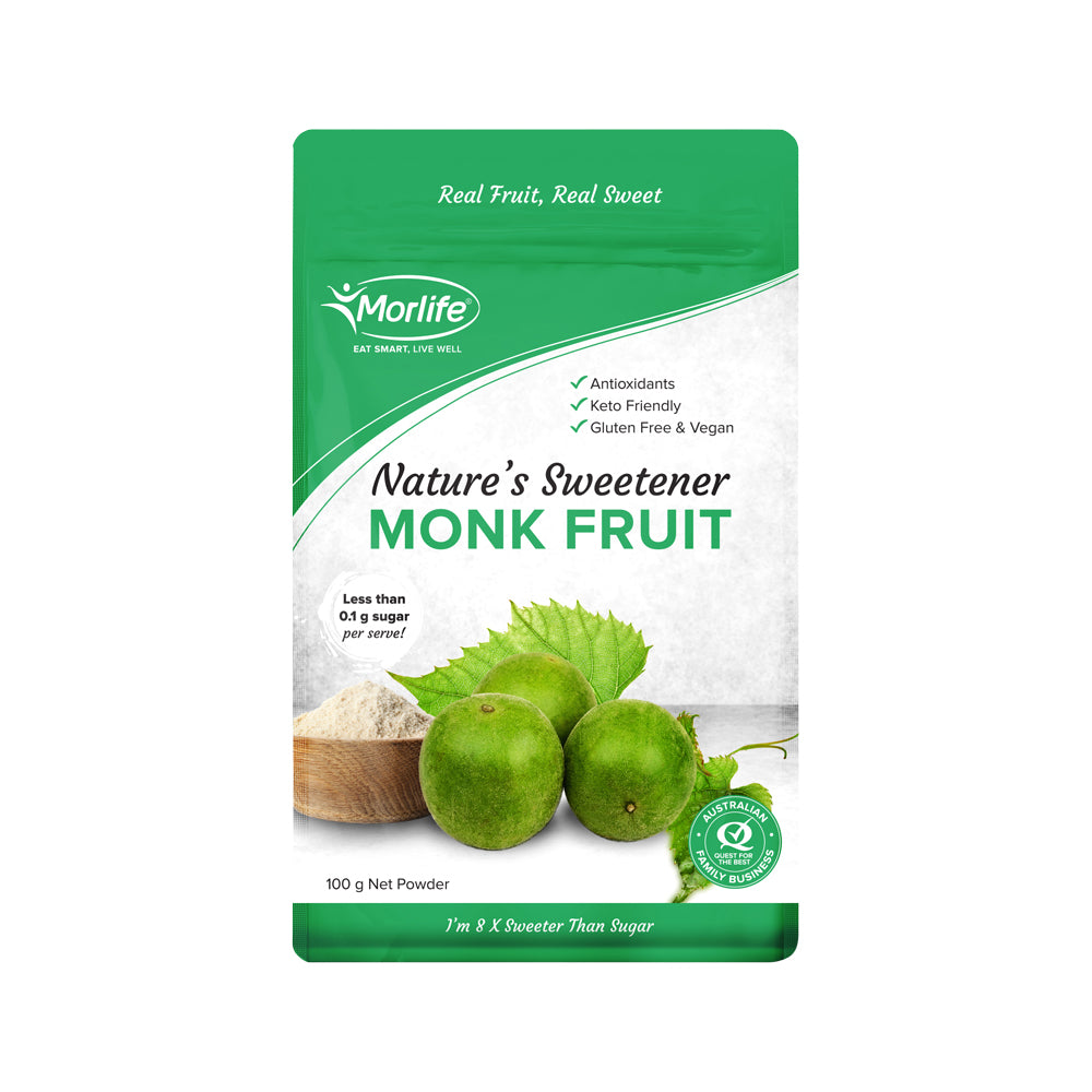 MORLIFE Monk Fruit Certified Organic 100g