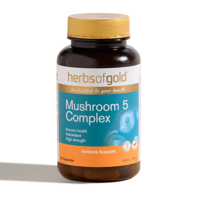 HERBS OF GOLD Mushroom 5 Complex 60c