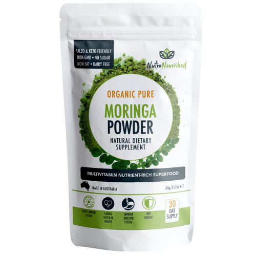 NUTRA NOURISHED Moringa Organic Powder 60g