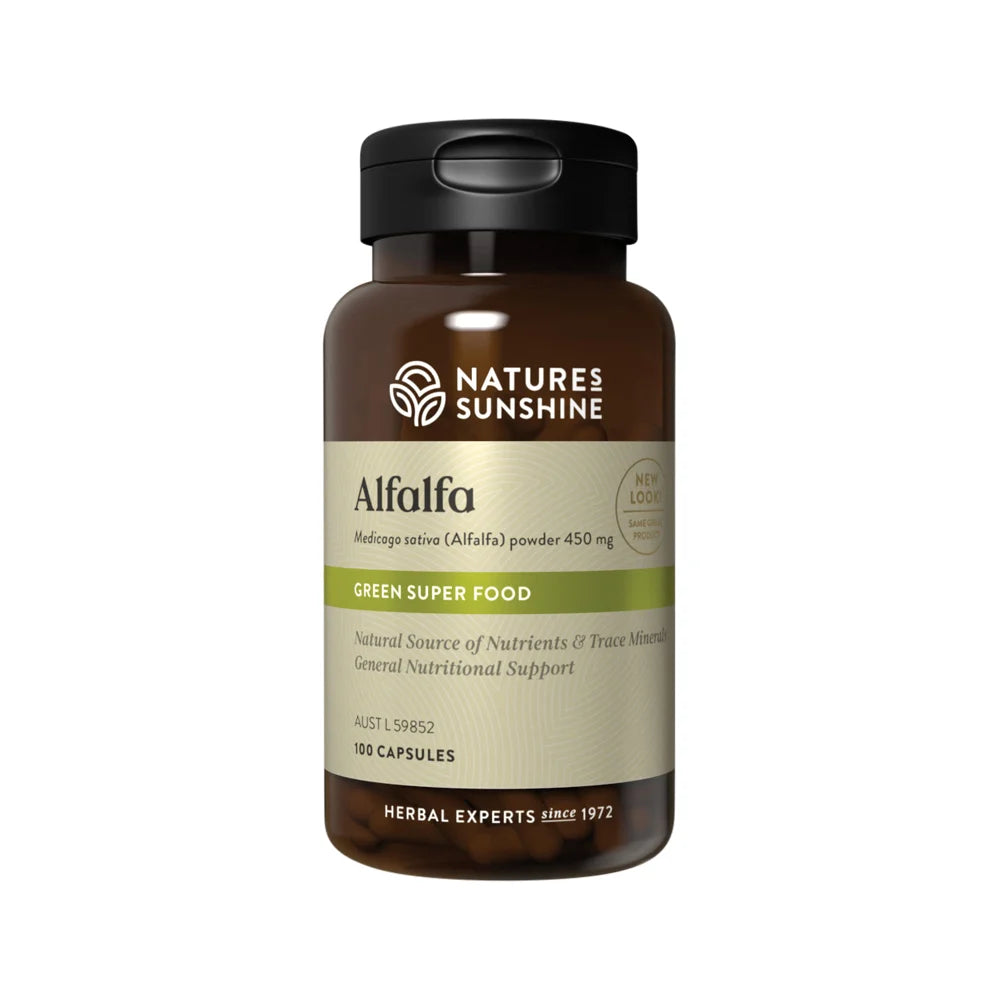 Natures Sunshine Alfalfa 450mg 100c