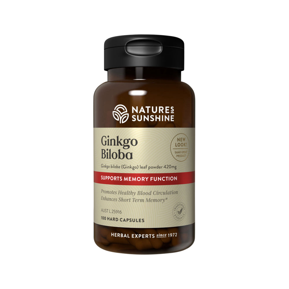 NATURES SUNSHINE Ginkgo Biloba 100c