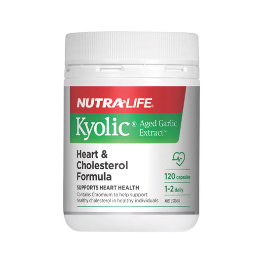 NUTRALIFE Kyolic (Aged Garlic Extract) Heart & Cholesterol Formula