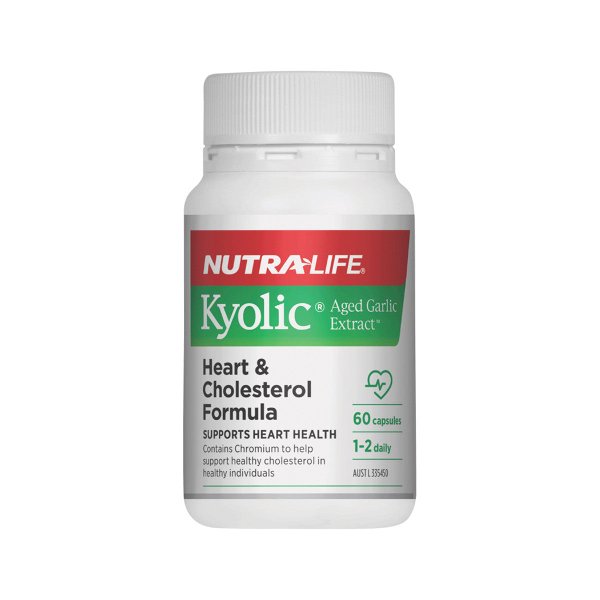 NUTRALIFE Kyolic (Aged Garlic Extract) Heart & Cholesterol Formula