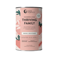 NUTRAORGANICS Thriving Family Protein (Protein + Multivitamin) Strawberries & Cream 450g