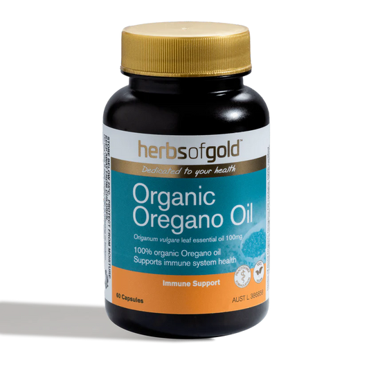 HERBS OF GOLD Organic Oregano Oil 60c