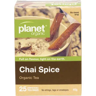 PLANET Chai Spice Organic T/Bags x25
