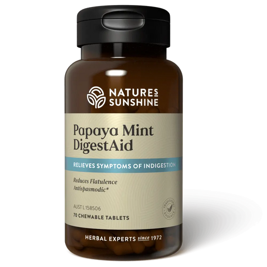Natures Sunshine Papaya Mint DigestAid