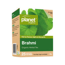 PLANET ORGANIC Organic Brahmi Herbal Tea x 25 Tea Bags