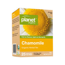 PLANET ORGANIC Organic Chamomile Herbal Tea T/Bags x25