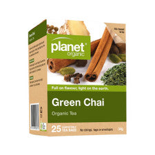 PLANET Organic Green Chai Tea T/Bags x25