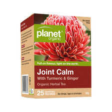 PLANET ORGANIC Organic Joint Calm with Turmeric & Ginger Herbal Tea x 25 Tea Bags