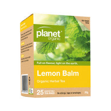 PLANET ORGANIC Lemon Balm Herbal T/Bags x25