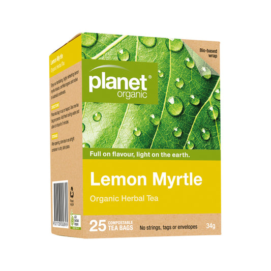 PLANET ORGANIC Lemon Myrtle Herbal T/Bags x25