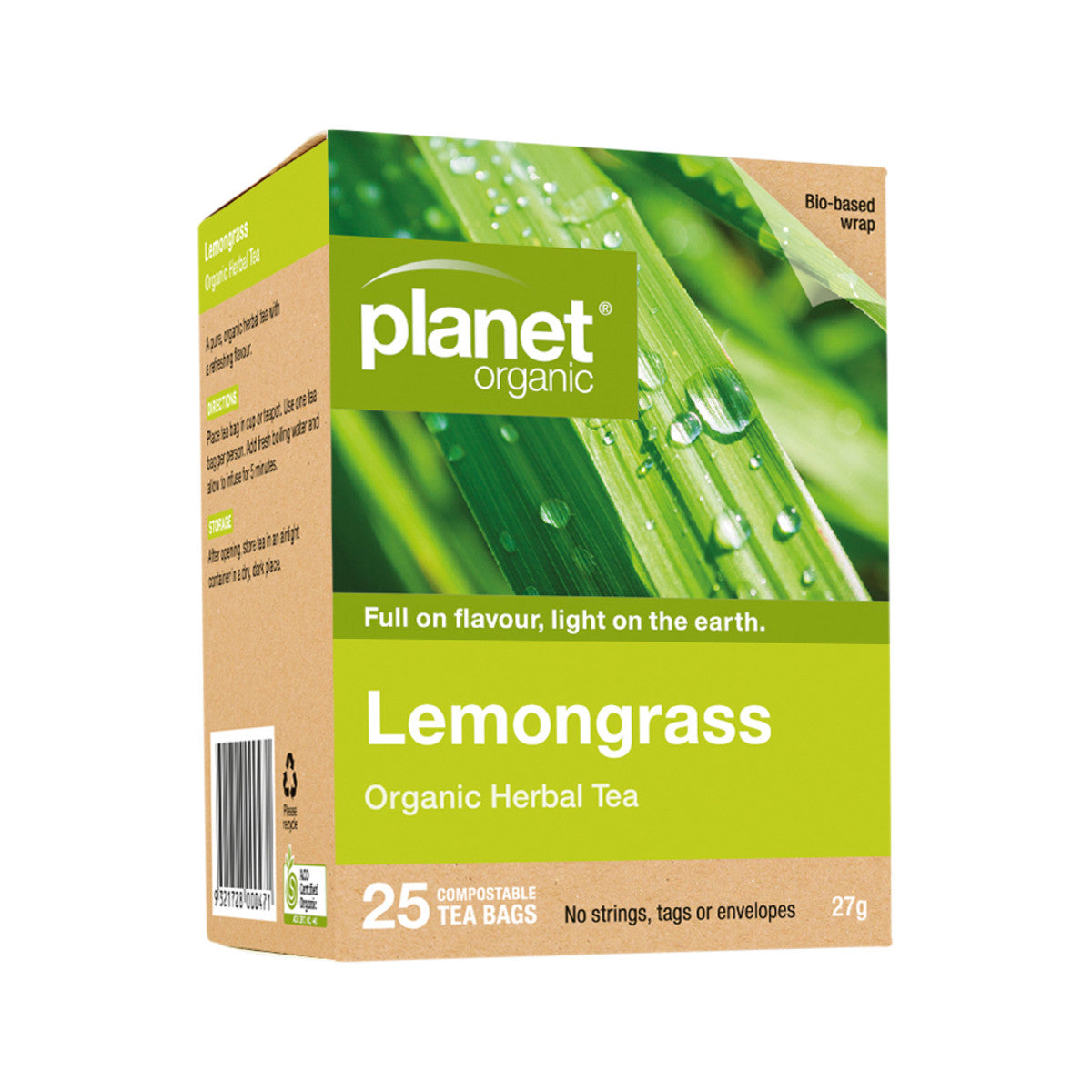 PLANET Lemongrass Organic T/Bags x25