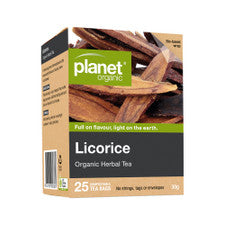 PLANET ORGANIC Licorice Herbal Tea T/Bags x25