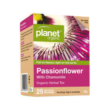 PLANET ORGANIC Organic Passionflower & Chamomile Herbal Tea x 25 Tea Bags