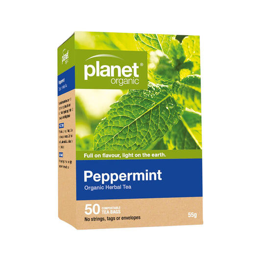 PLANET Organic Herbal Tea Peppermint T/Bags