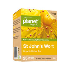 PLANET ORGANIC Organic St John's Wort Herbal Tea x 25 Tea Bags