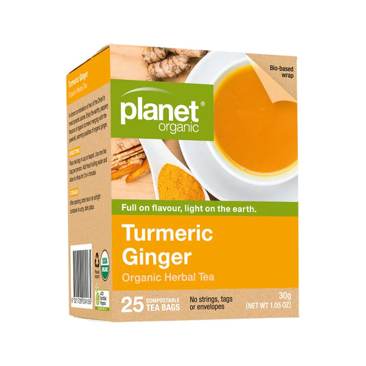 PLANET Turmeric Ginger Organic T/Bags x25