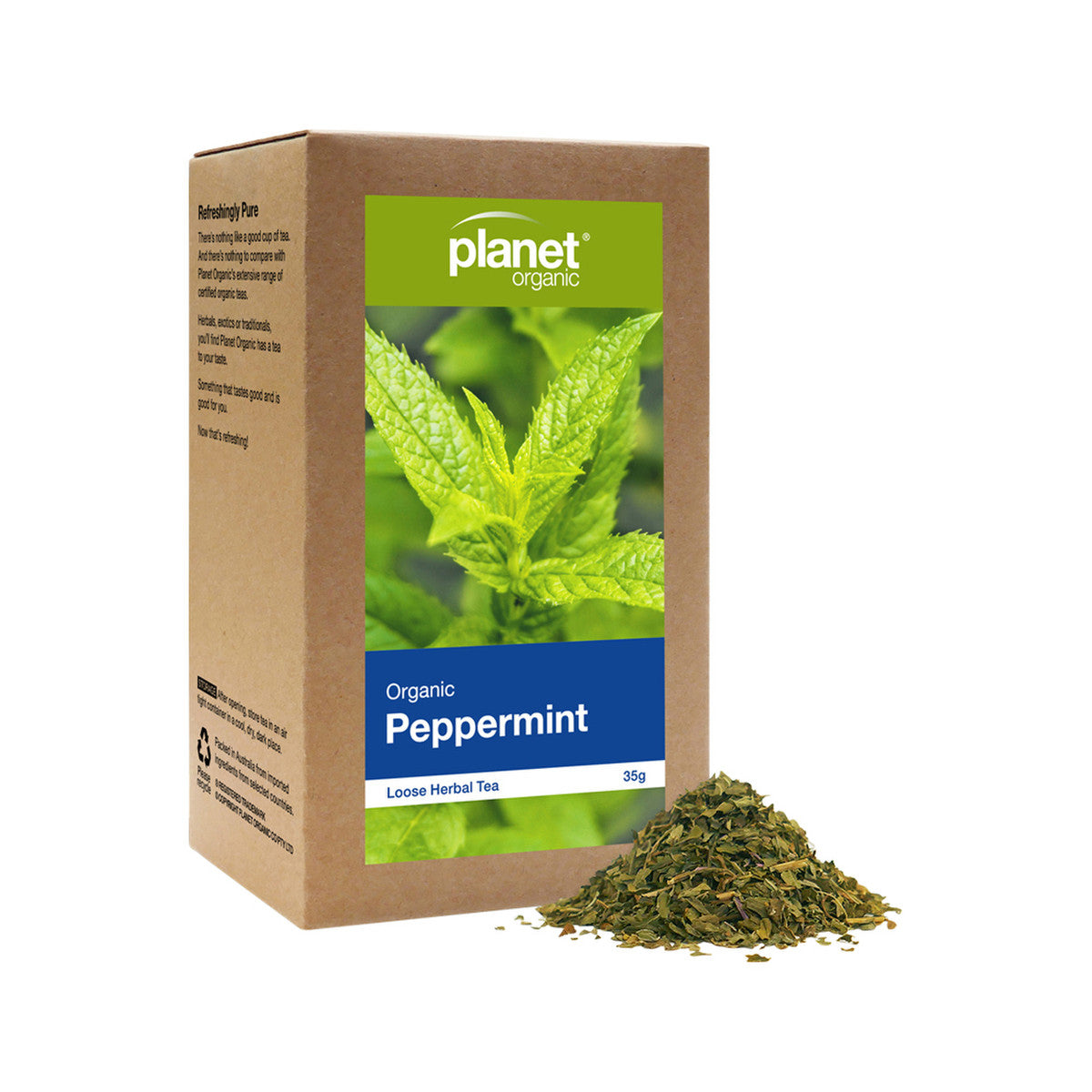 Planet Organic Organic Herbal Tea Peppermint Loose Leaf