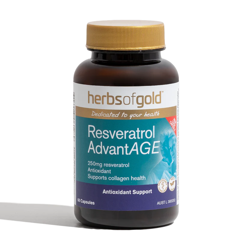 HeERBS OF GOLD Resveratrol AdvantAGE 60c