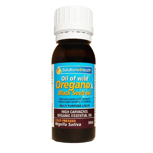 SOLUTIONS4HEALTH Oil of Wild Oregano & Black Seed Oil 50ml