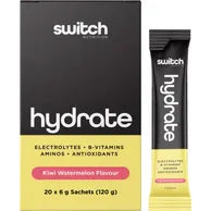 Switch Nutrition  Hydrate Electrolytes No Added Sugar Kiwi Watermelon 20x6g