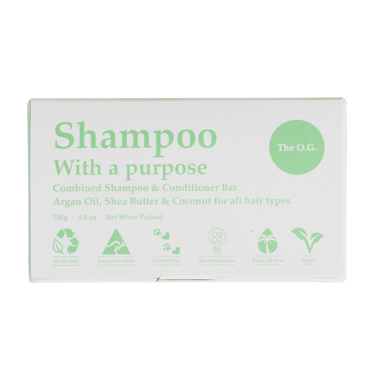 Shampoo With A Purpose Shampoo & Conditioner Bar The O.G. 135g