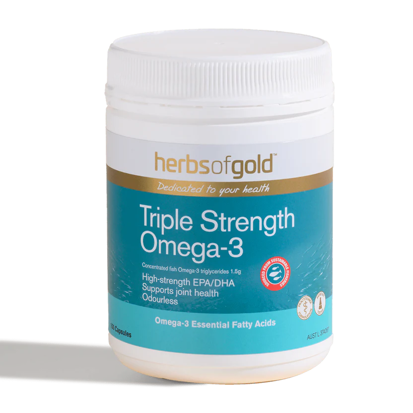 HERBS OF GOLD Triple Strength Omega-3