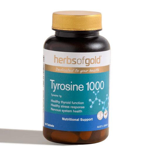 HERBS OF GOLD Tyrosine 1000 60t