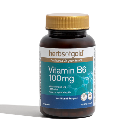 HERBS OF GOLD Vitamin B6 100mg