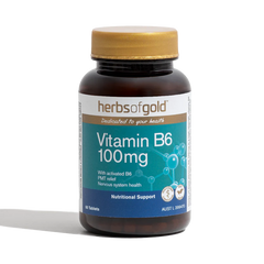 Herbs of Gold Vitamin B6 100mg