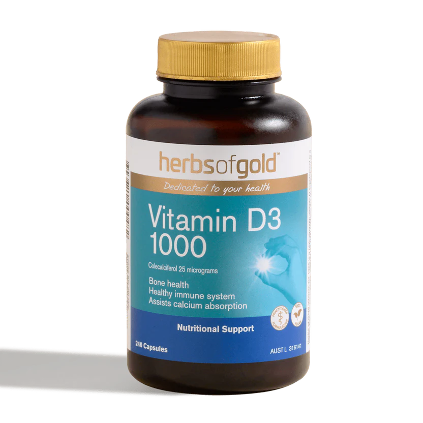Herbs of Gold Vitamin D3 1000