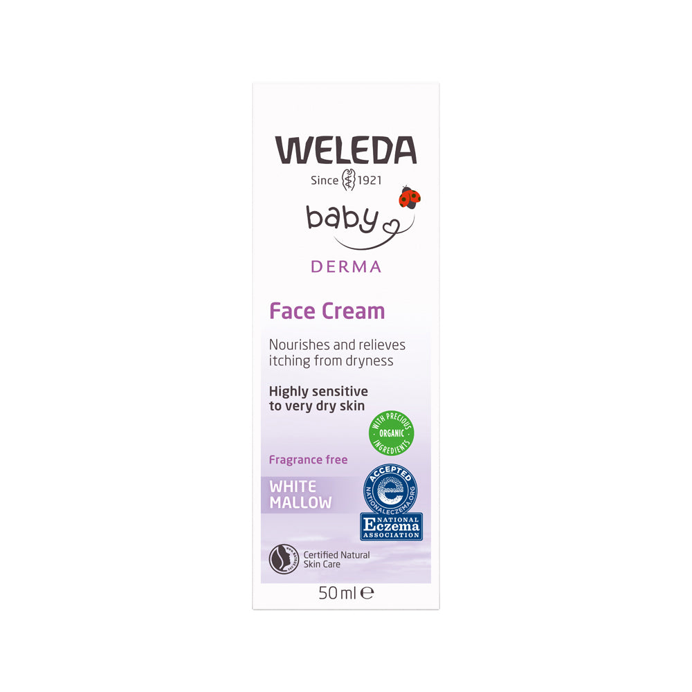 Weleda Baby Derma Face Cream White Mallow (Fragrance Free)