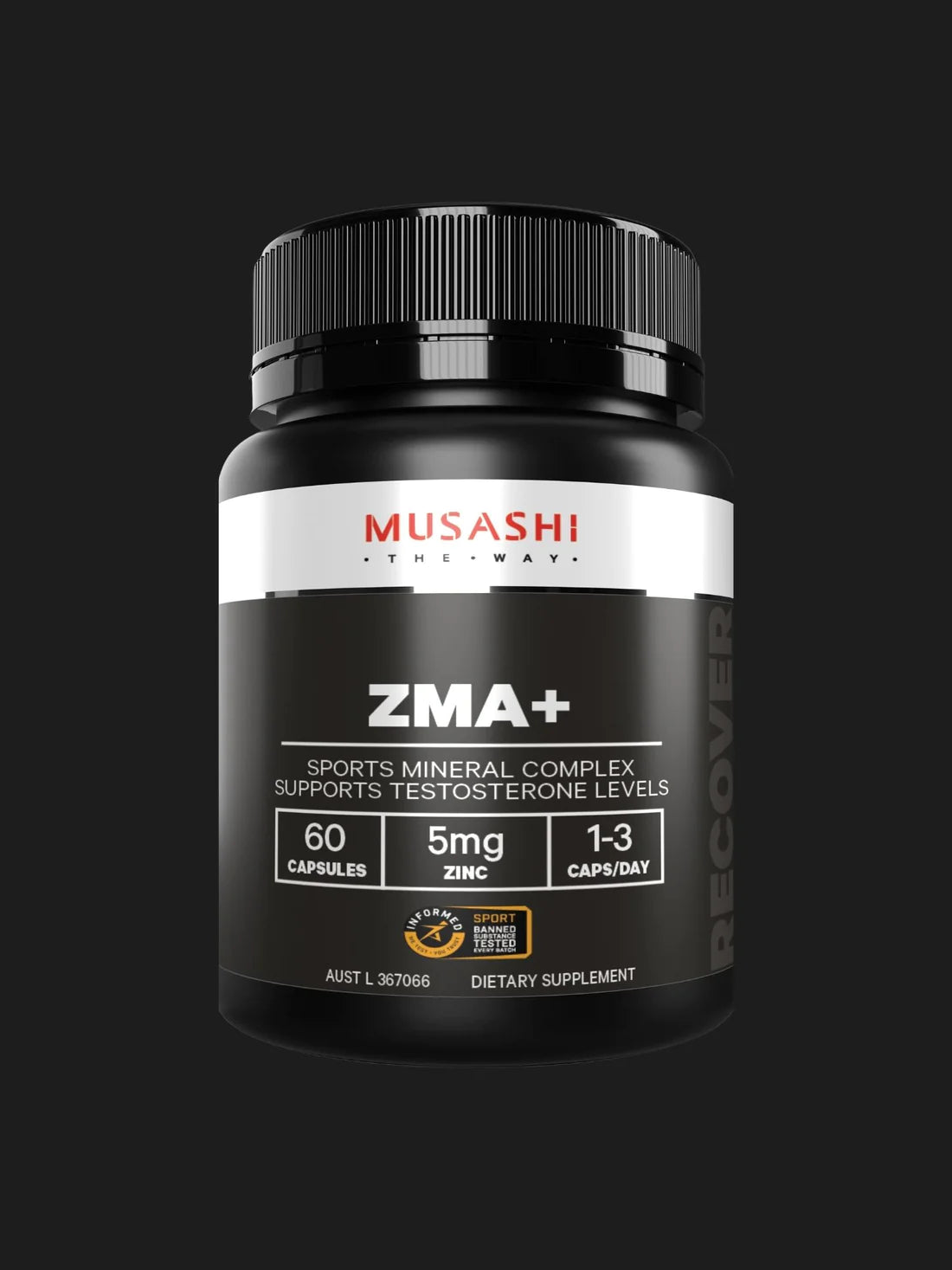 Musashi ZMA+ 60 CAPSULES