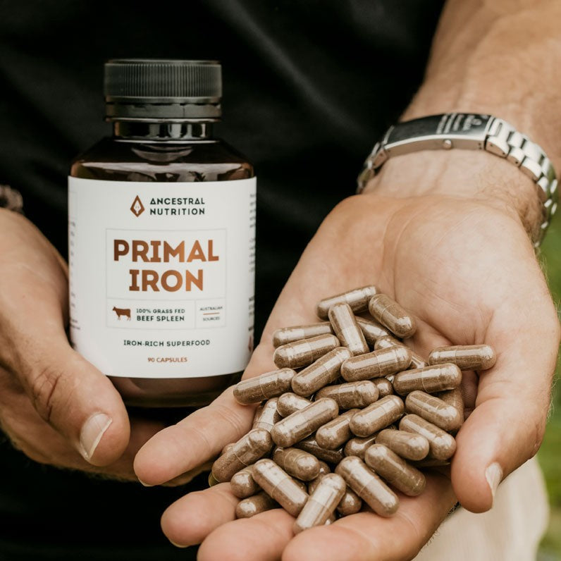 Ancestral Nutrition Primal Iron beef spleen capsules
