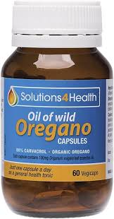 Solutions 4 Health Organic Oil of Wild Oregano Capsules