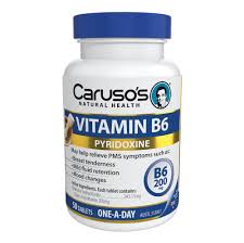 Carusos Natural Health Vitamin B6 200mg 50T